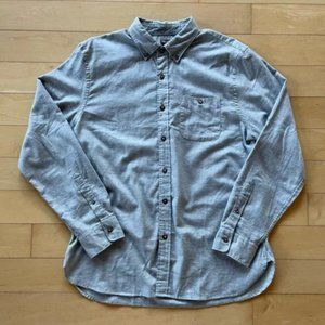 Todd Snyder - Brushed Cotton Cashmere Twill Shirt in Grey - XL